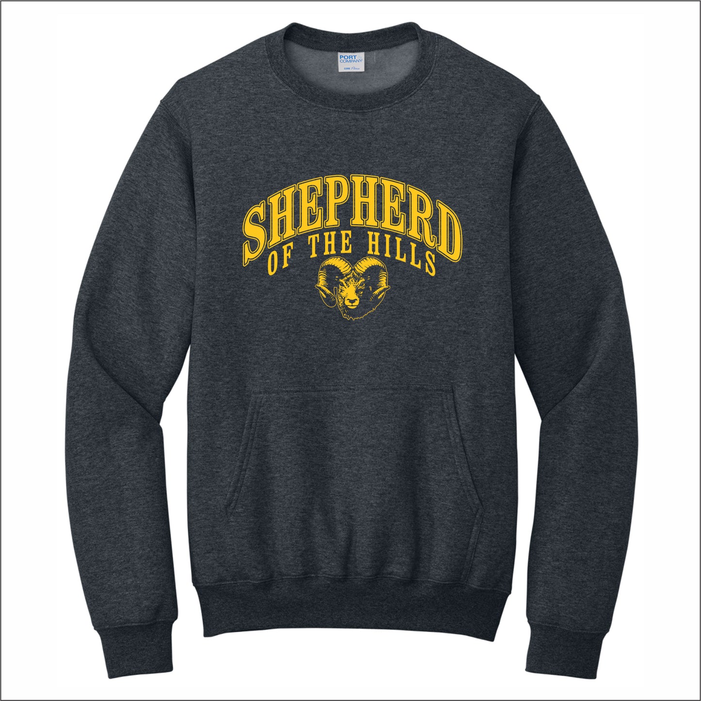 Shepherd of the Hills Crewneck Pouch Pocket Sweatshirt
