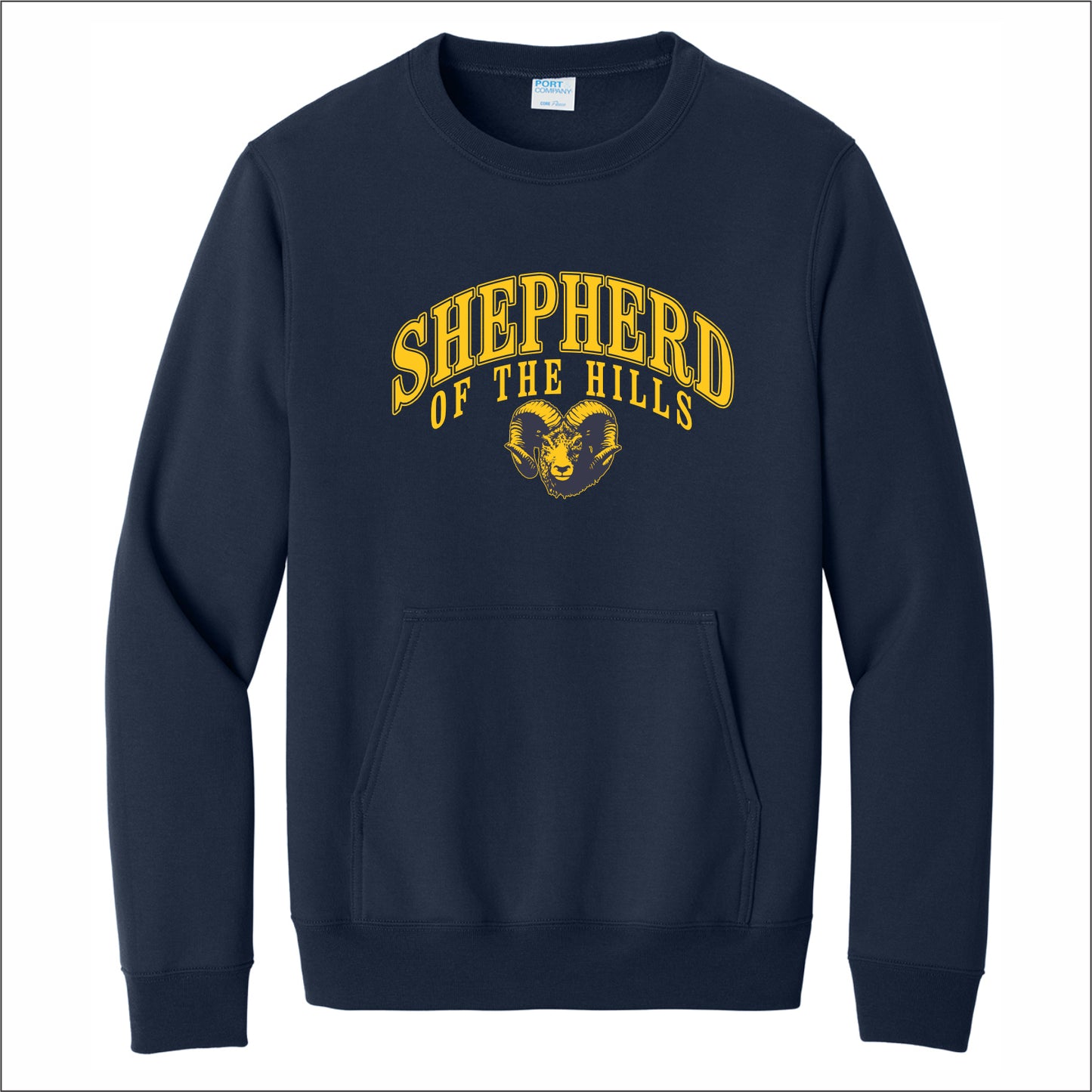 Shepherd of the Hills Crewneck Pouch Pocket Sweatshirt