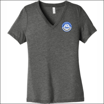 Sheridan Staff Ladies Relaxed TrI-blend V-Neck T