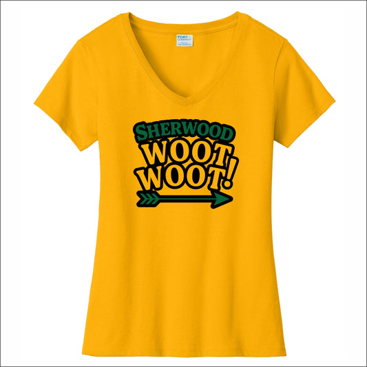 Sherwood Elementary Ladies Fan Favorite V-Neck Tee