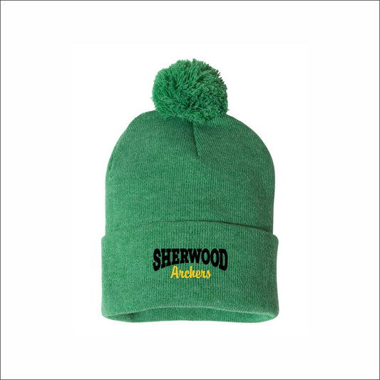 Sherwood Elementary Knit Pom Beanie
