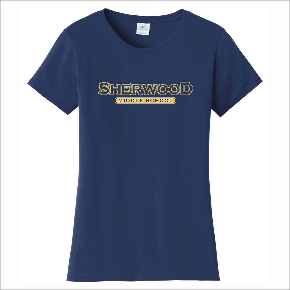 Sherwood MS Spiritwear Ladies Fan Favorite Tee - Design A
