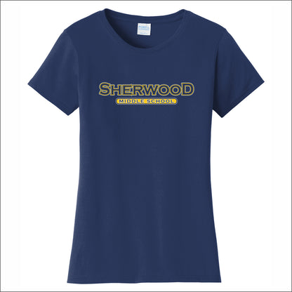 Sherwood MS Spiritwear Ladies Fan Favorite Tee - Design A