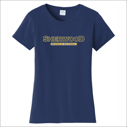 Sherwood MS Spiritwear Ladies Fan Favorite Tee - Design A
