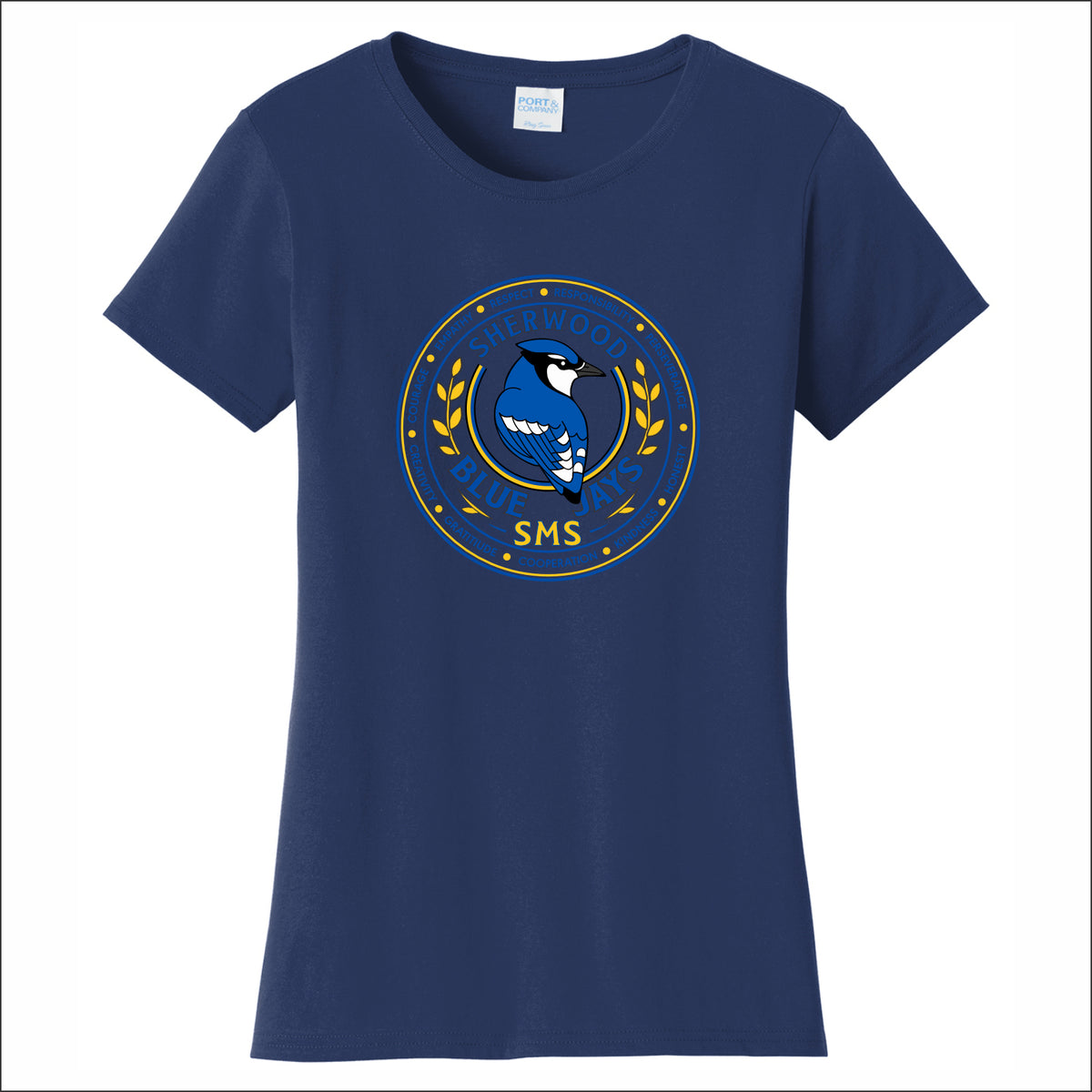 Sherwood MS Spiritwear Ladies Fan Favorite Tee - Design B