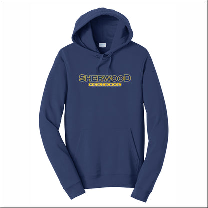 Sherwood MS Spiritwear Fan Favorite 80/20 Hooded Sweatshirt - Design A