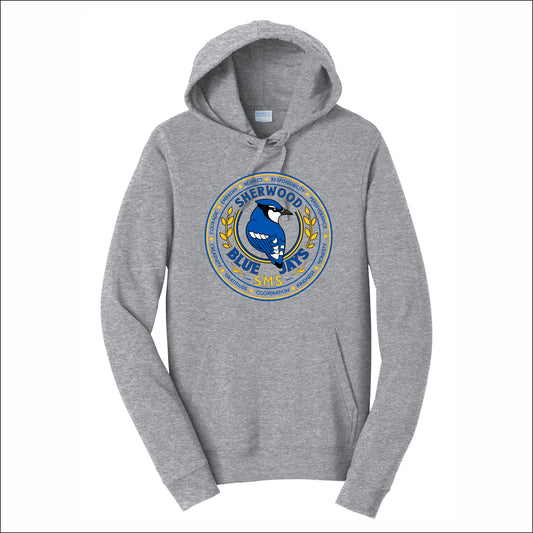 Sherwood MS Spiritwear Fan Favorite 80/20 Hooded Sweatshirt - Design B