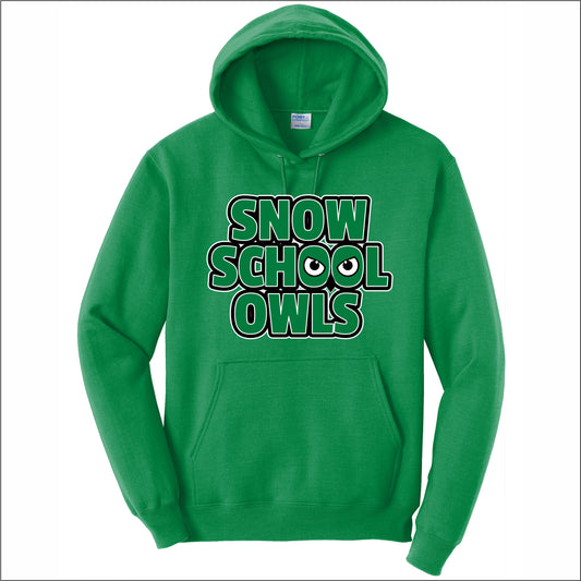 Snow Elementary Hooded Sweatshirt - Des. A