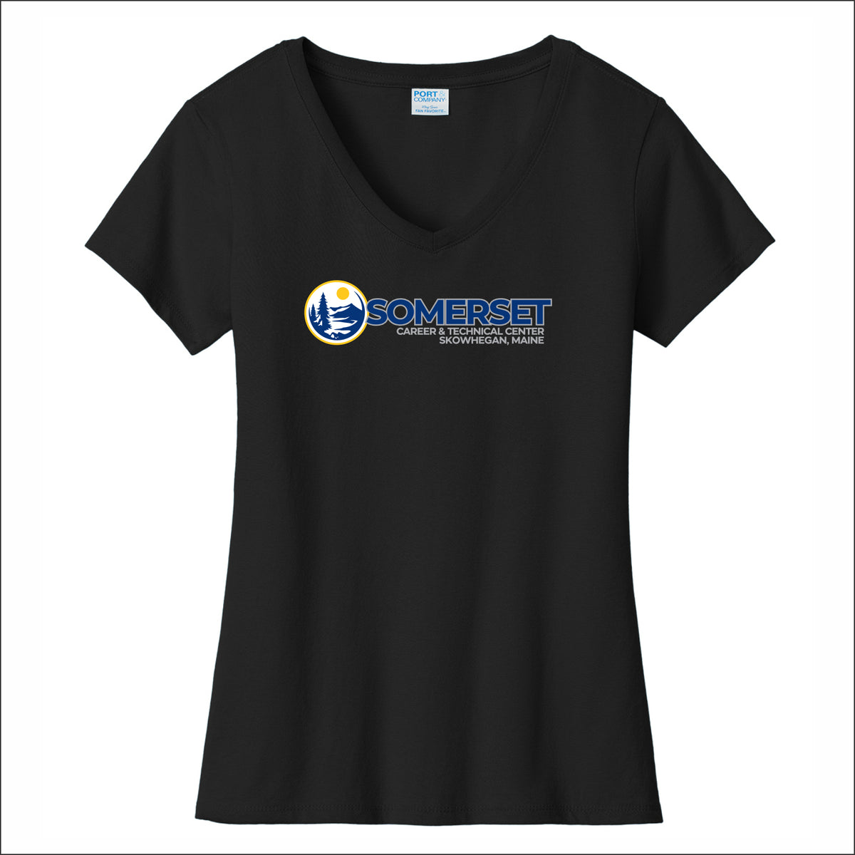 Somerset Career Ladies Fan Favorite V-Neck Tee