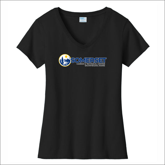 Somerset Career Ladies Fan Favorite V-Neck Tee