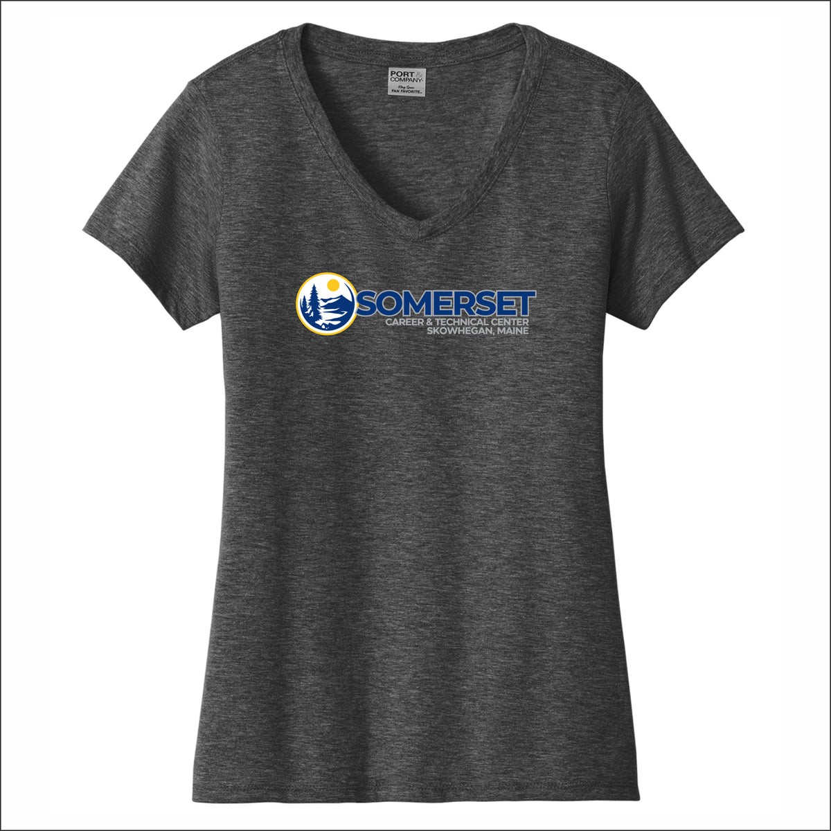 Somerset Career Ladies Fan Favorite V-Neck Tee