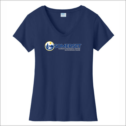 Somerset Career Ladies Fan Favorite V-Neck Tee