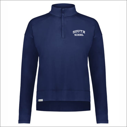 South School Staff Ladies Ventura Soft Knit 1/4 Zip Pullover