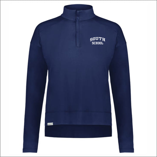 South School Staff Ladies Ventura Soft Knit 1/4 Zip Pullover