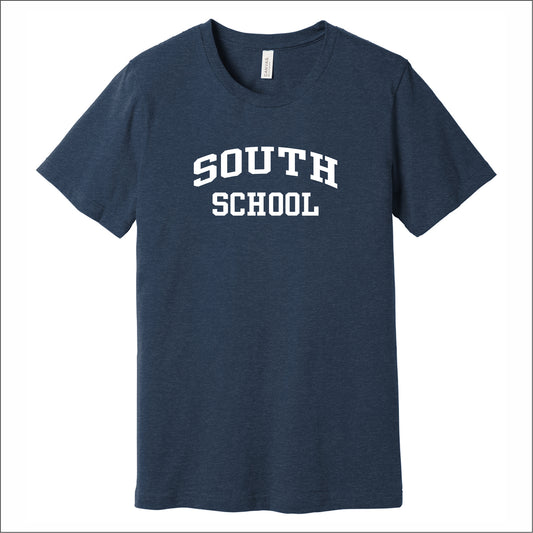 South School Staff Heathered Soft Jersey T-shirt