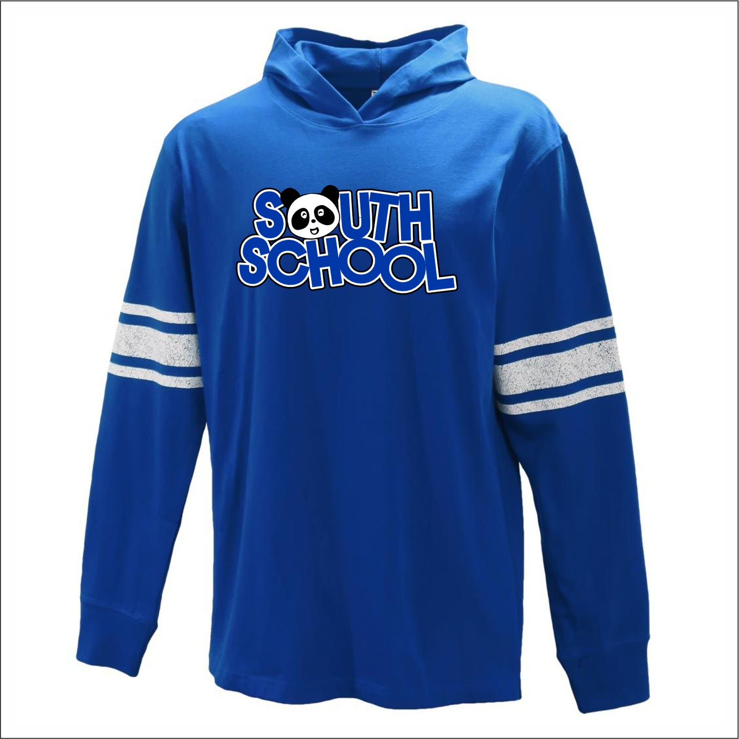 South School Staff Archive Heavyweight Hooded Long Sleeve T