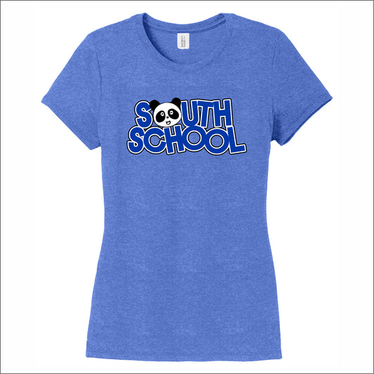 South School Staff Ladies Perfect Tri-Blend Tee