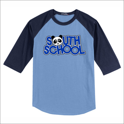 South School Staff 3/4 Sleeve Baseball T-shirt
