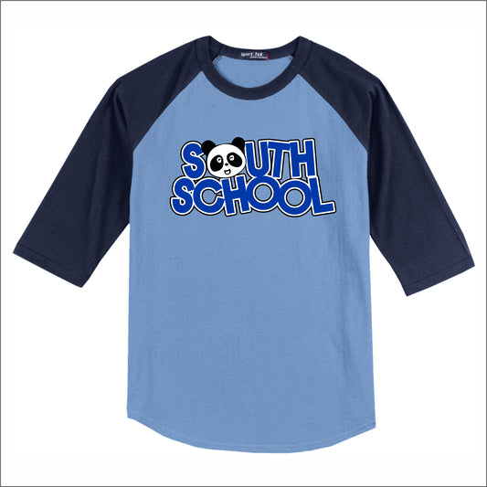 South School Staff 3/4 Sleeve Baseball T-shirt