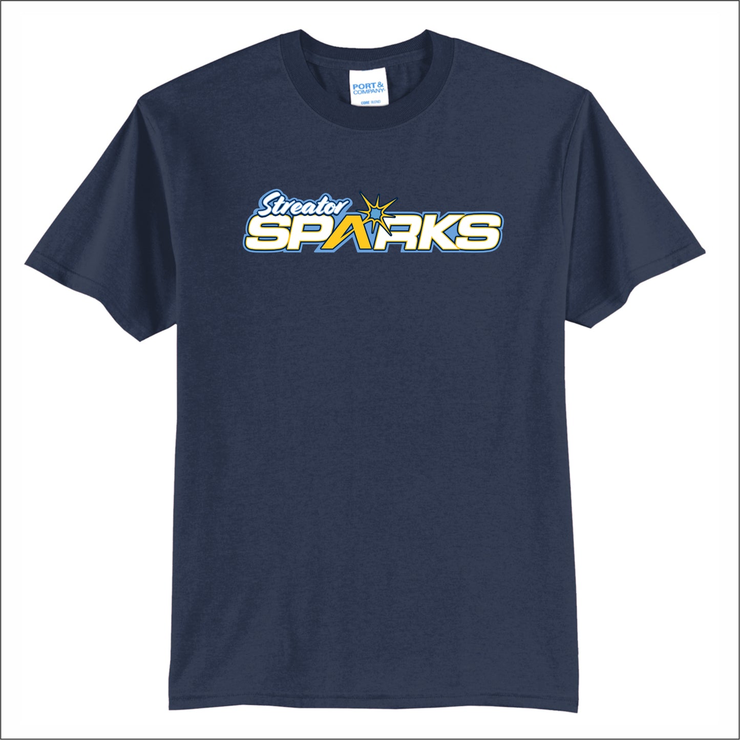Streator Sparks 50/50 Short Sleeve T-shirt
