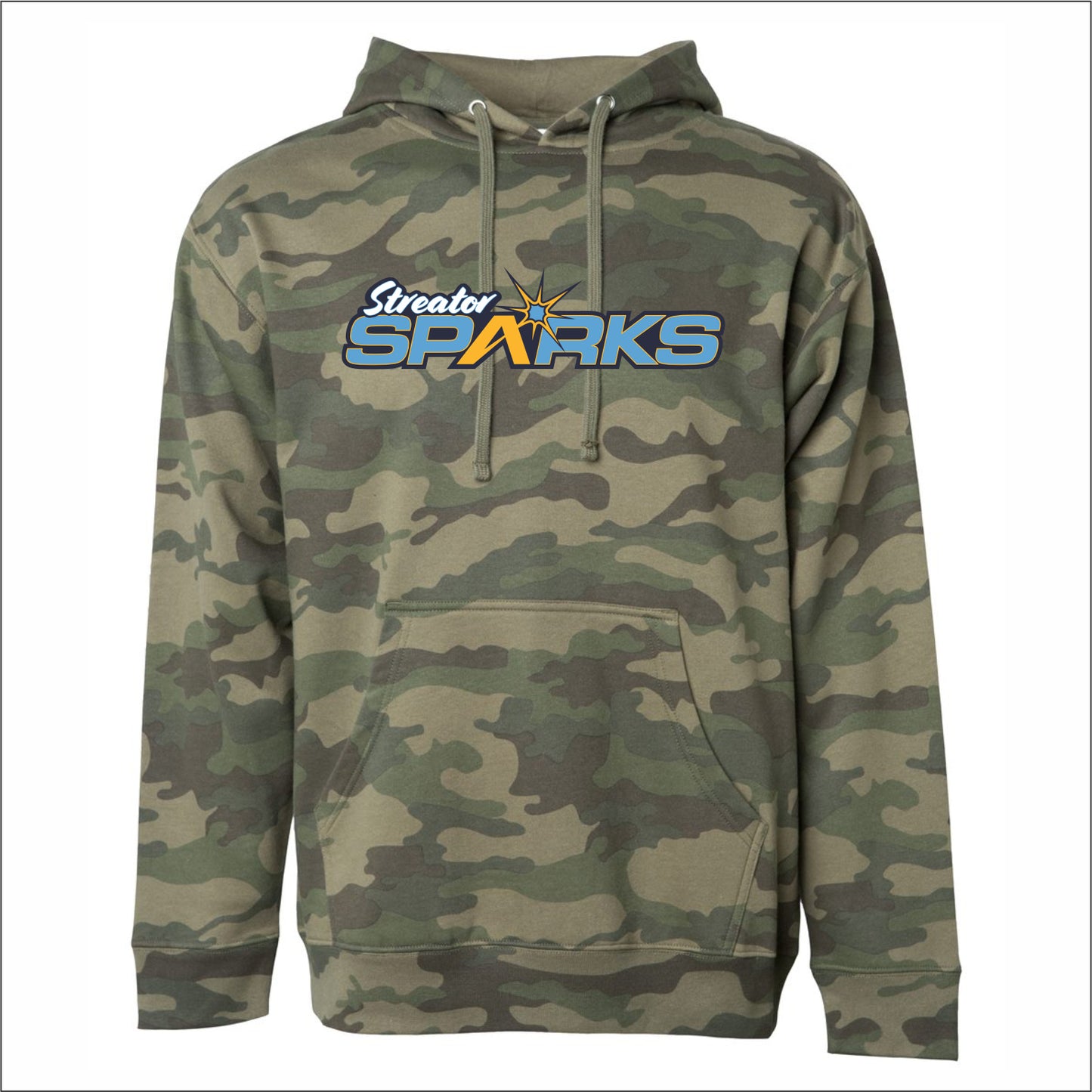 Streator Sparks Camouflage Hooded Sweatshirt