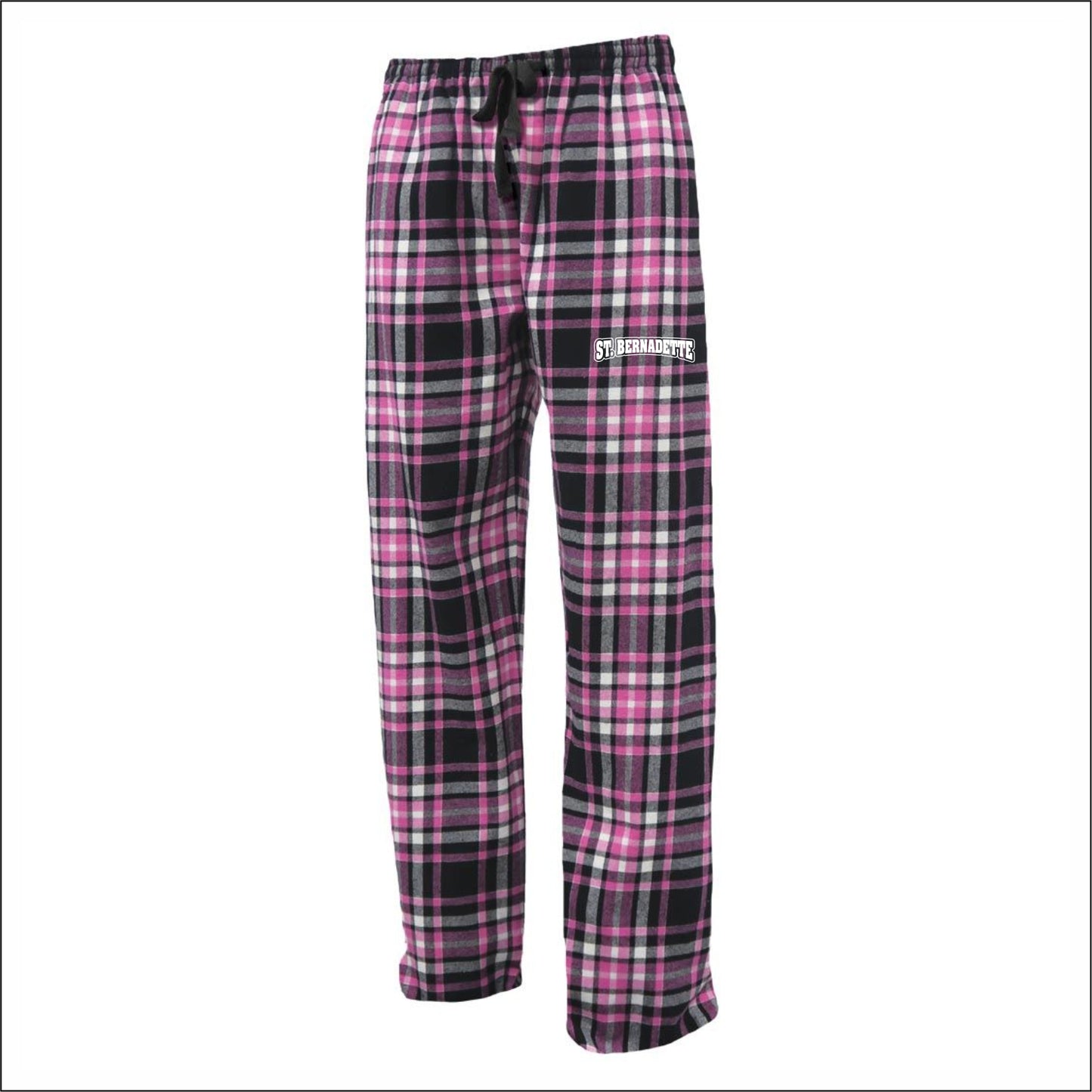 St. Bernadette Plaid Flannel Pants