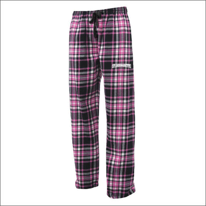 St. Bernadette Plaid Flannel Pants