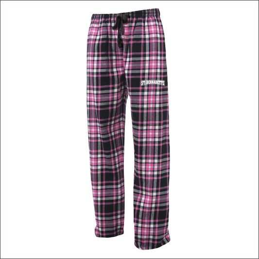 St. Bernadette Plaid Flannel Pants