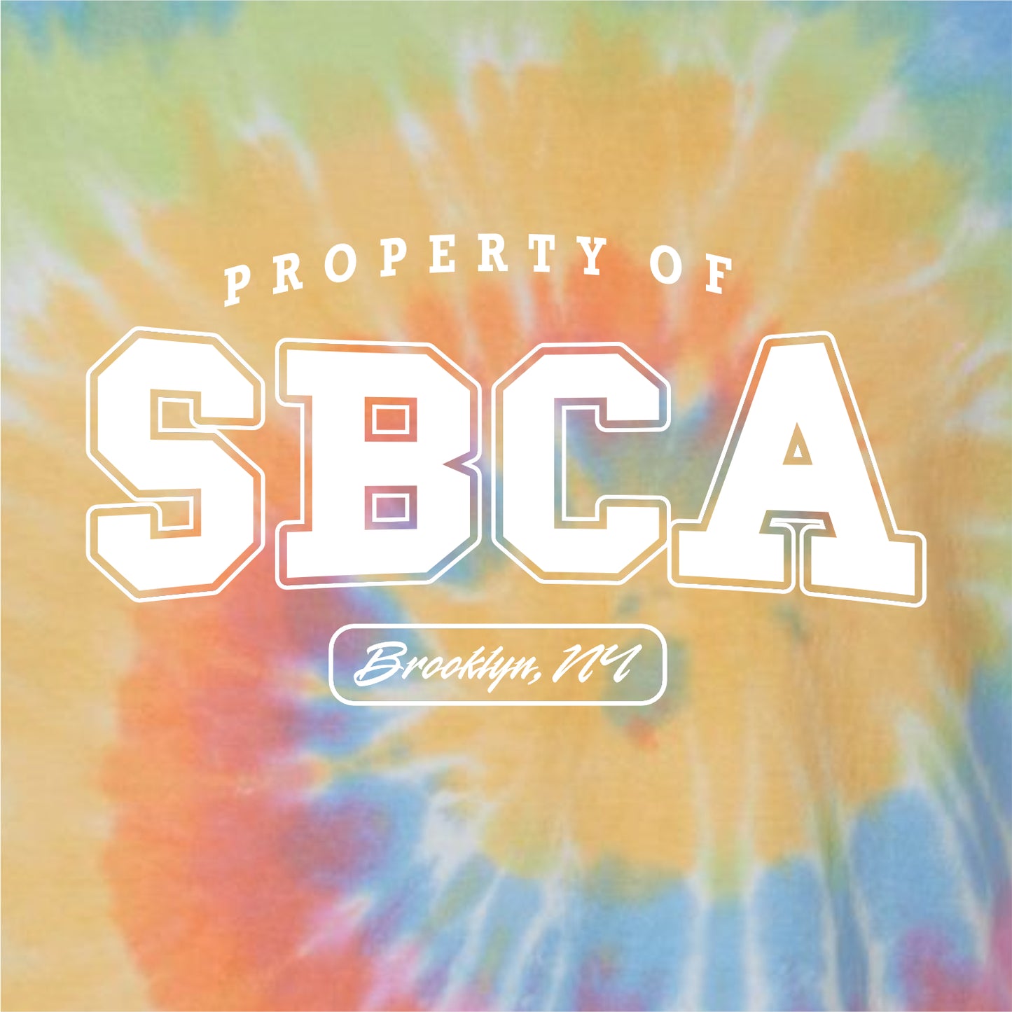 St. Bernadette Tie-Dye T-shirt - Des. B