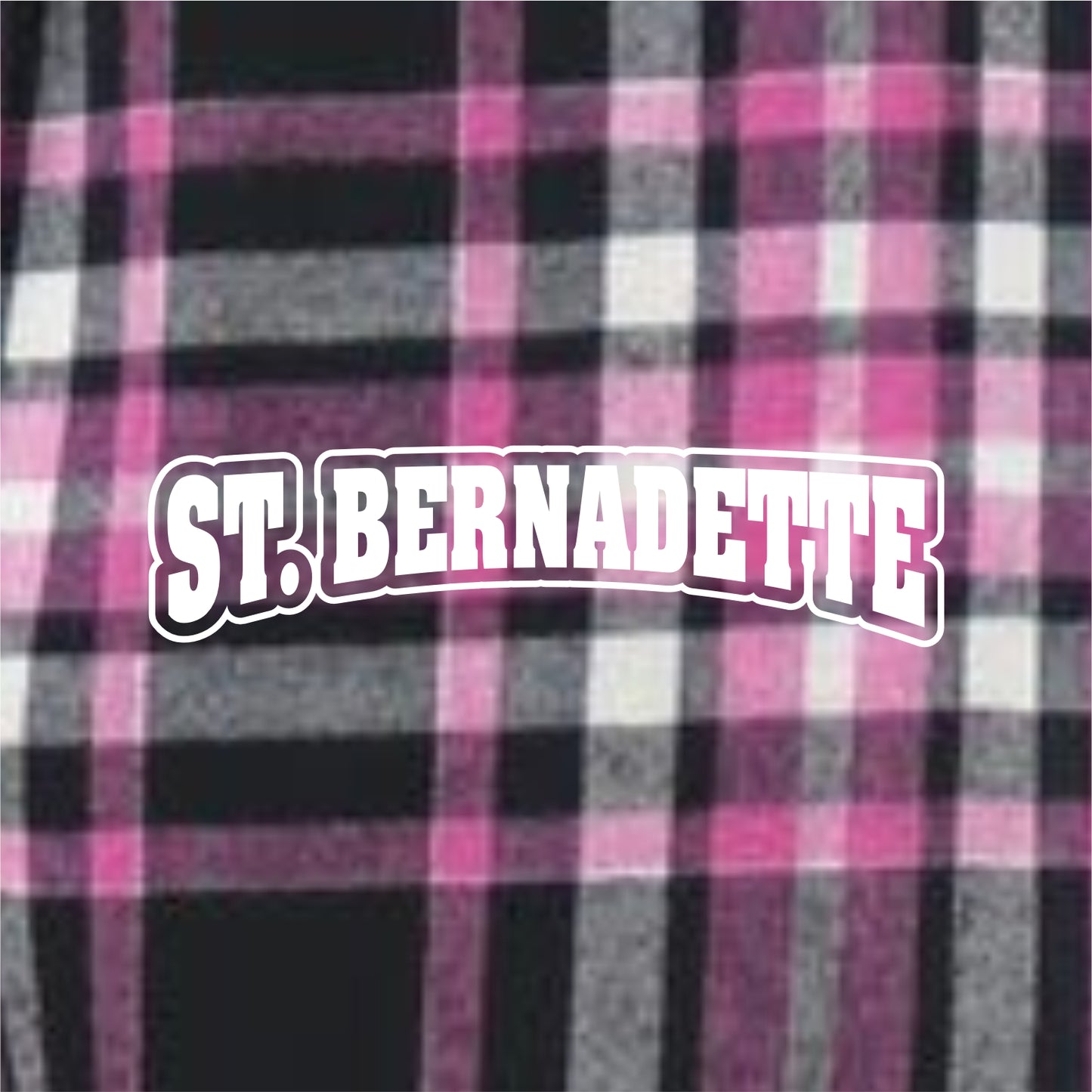 St. Bernadette Plaid Flannel Pants