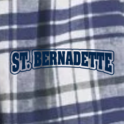 St. Bernadette Plaid Flannel Pants