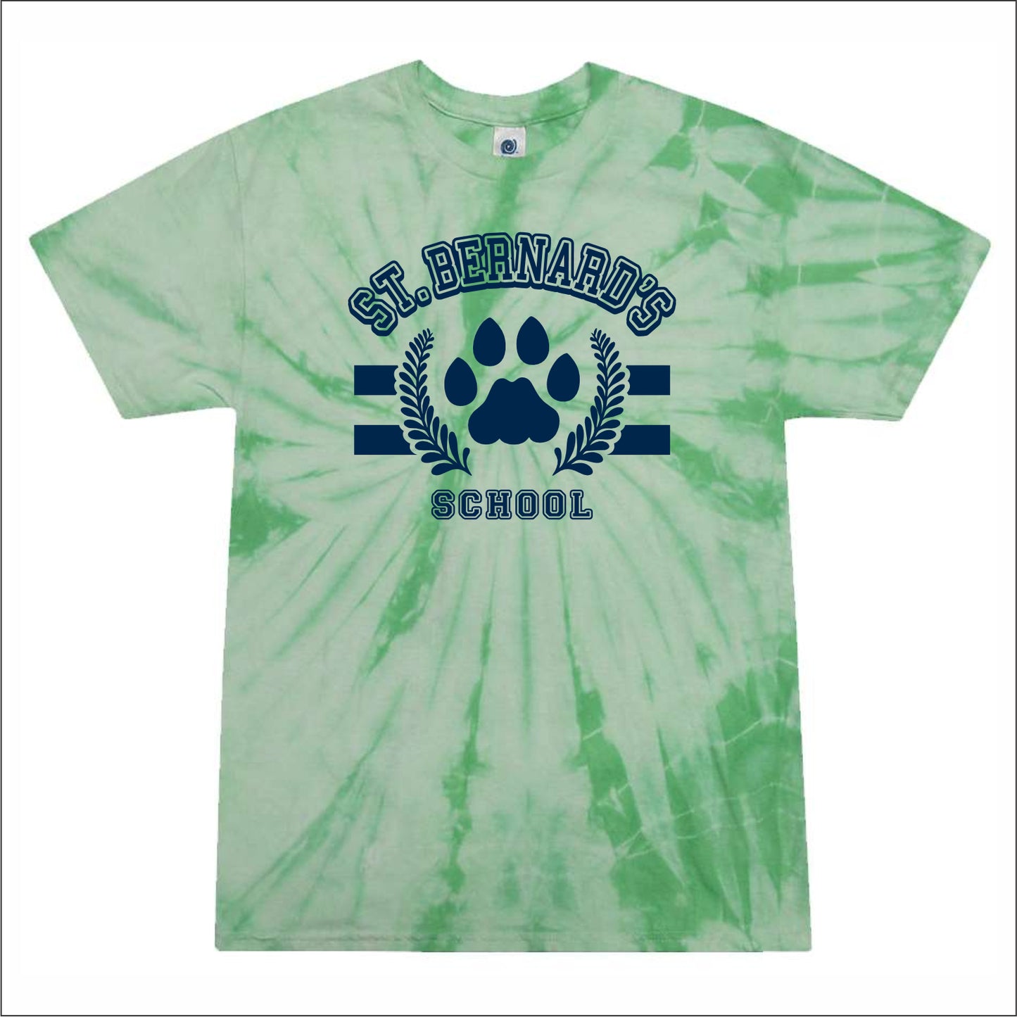 St. Bernard's School Tie-Dye T-shirt - Des. A