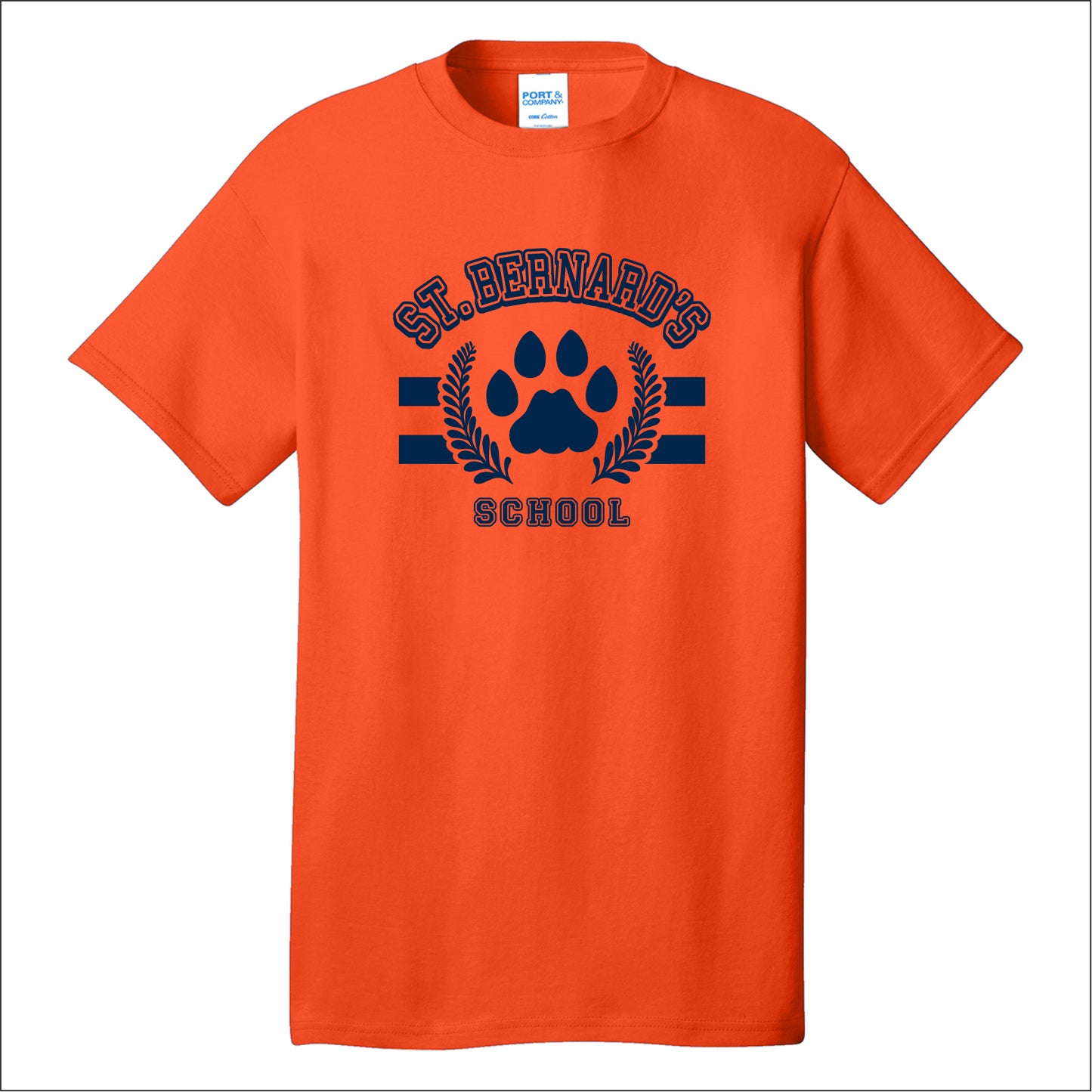 St. Bernard's School Short Sleeve T-shirt - Des. A