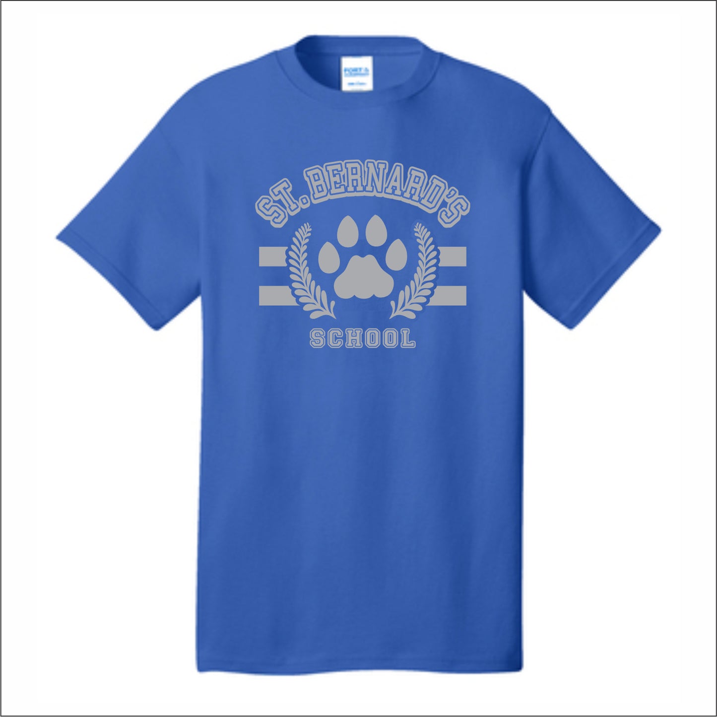 St. Bernard's School Short Sleeve T-shirt - Des. A