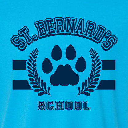 St. Bernard's School Heathered Soft Jersey T-shirt - Des. A