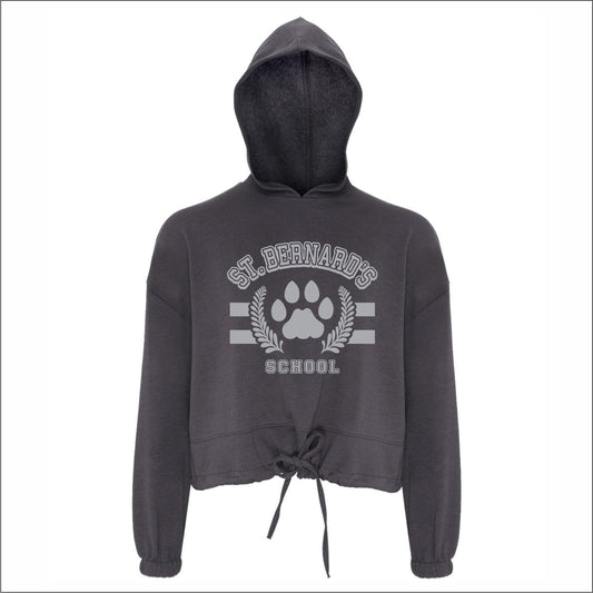 St. Bernard's School Ladies Cropped Maria Hooded Sweatshirt