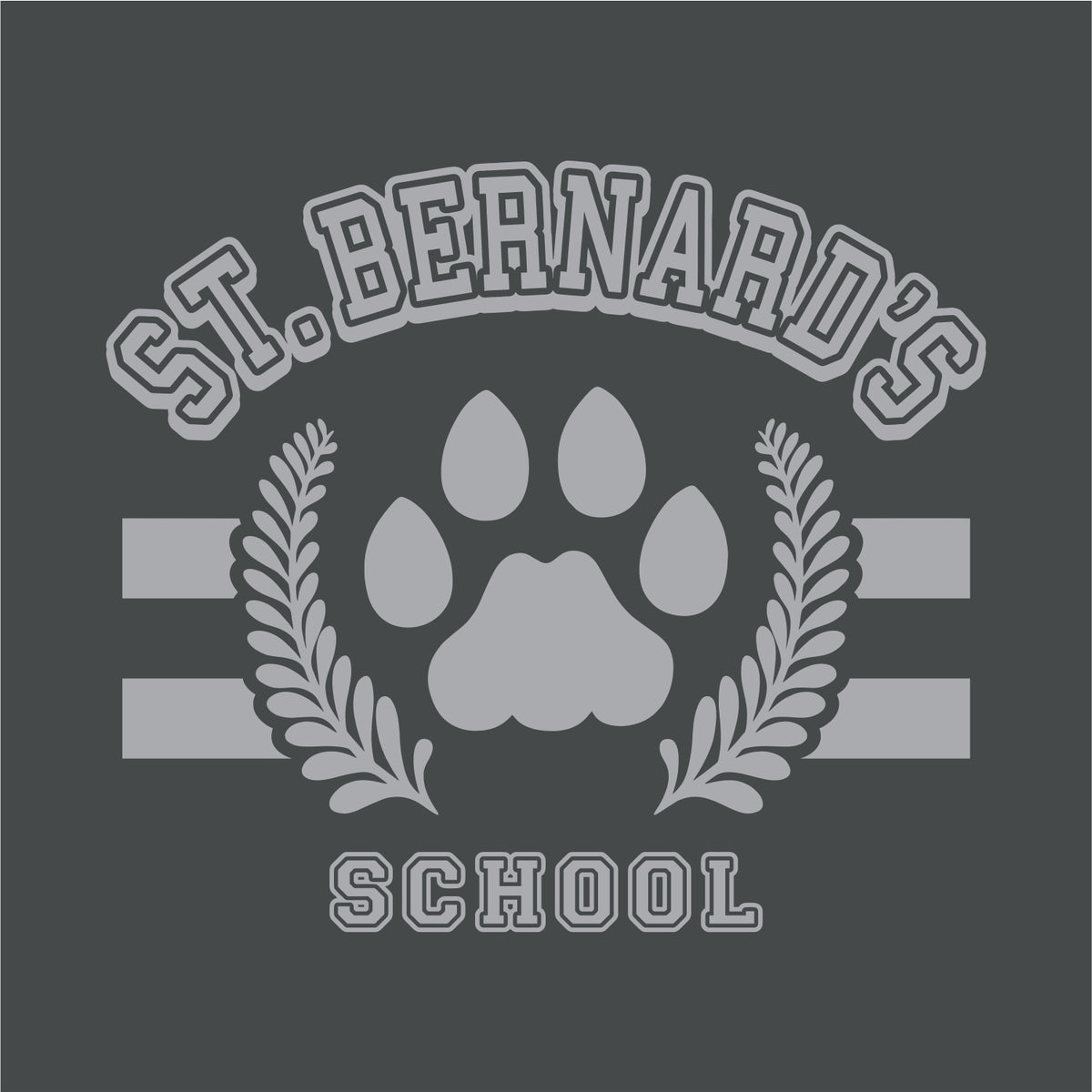 St. Bernard's School VIT Hooded Sweatshirt - Des. A