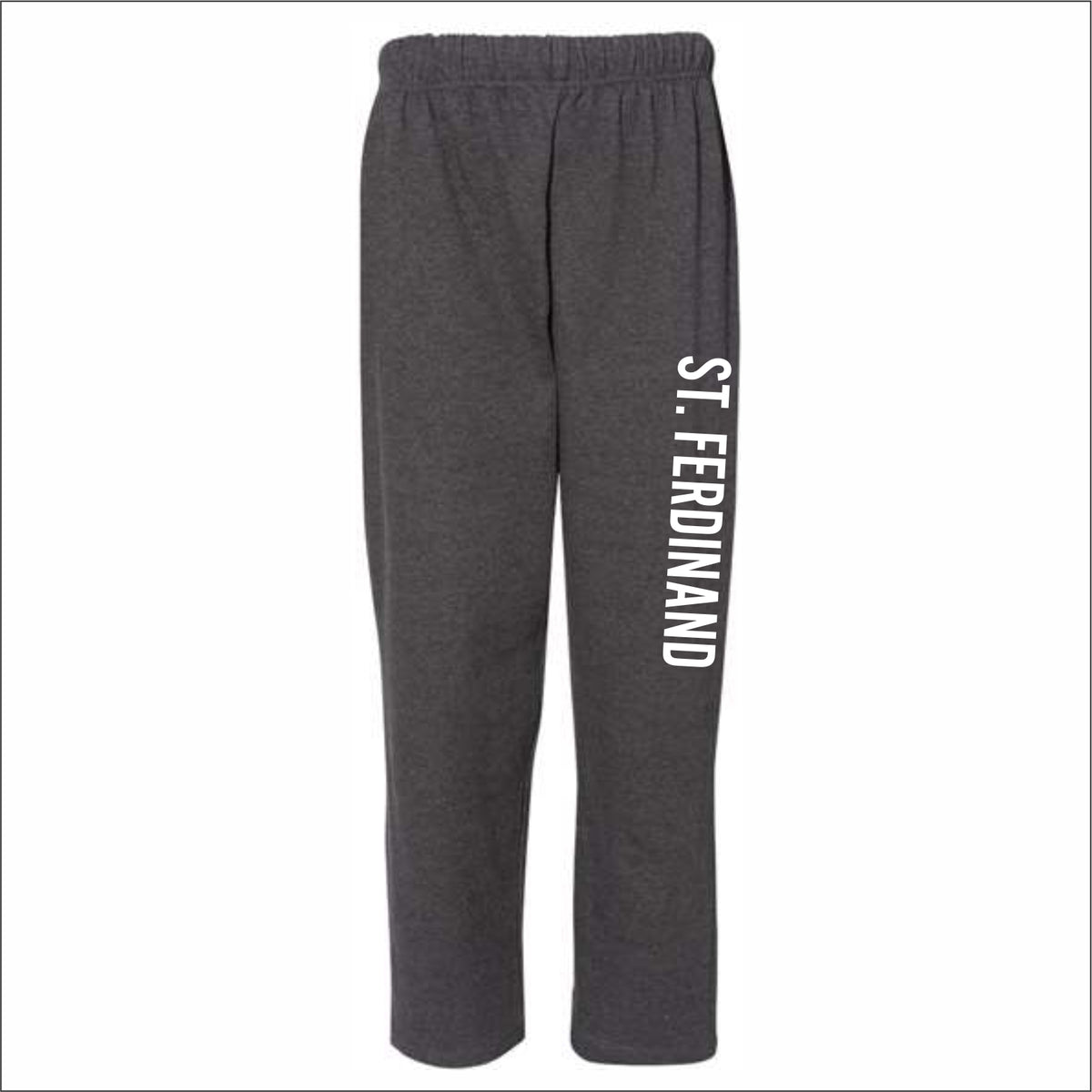 St. Ferdinand School Open Bottom Sweatpants w/pockets