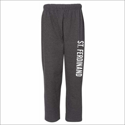 St. Ferdinand School Open Bottom Sweatpants w/pockets
