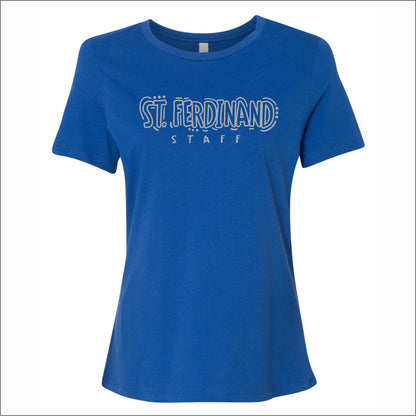 St. Ferdinand Staff Ladies Relaxed Jersey Tee