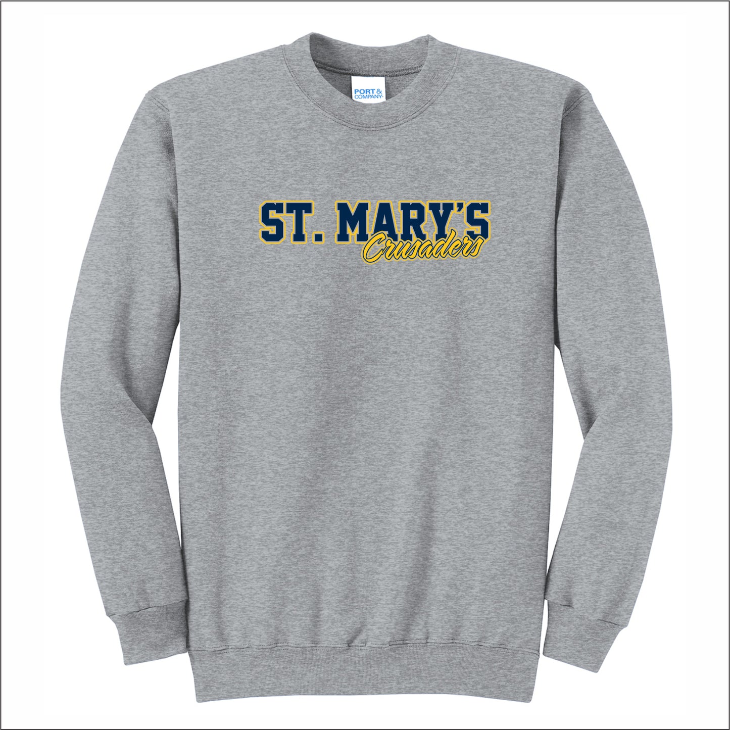 St. Mary's Spiritwear Tall 9oz Crewneck Sweatshirt