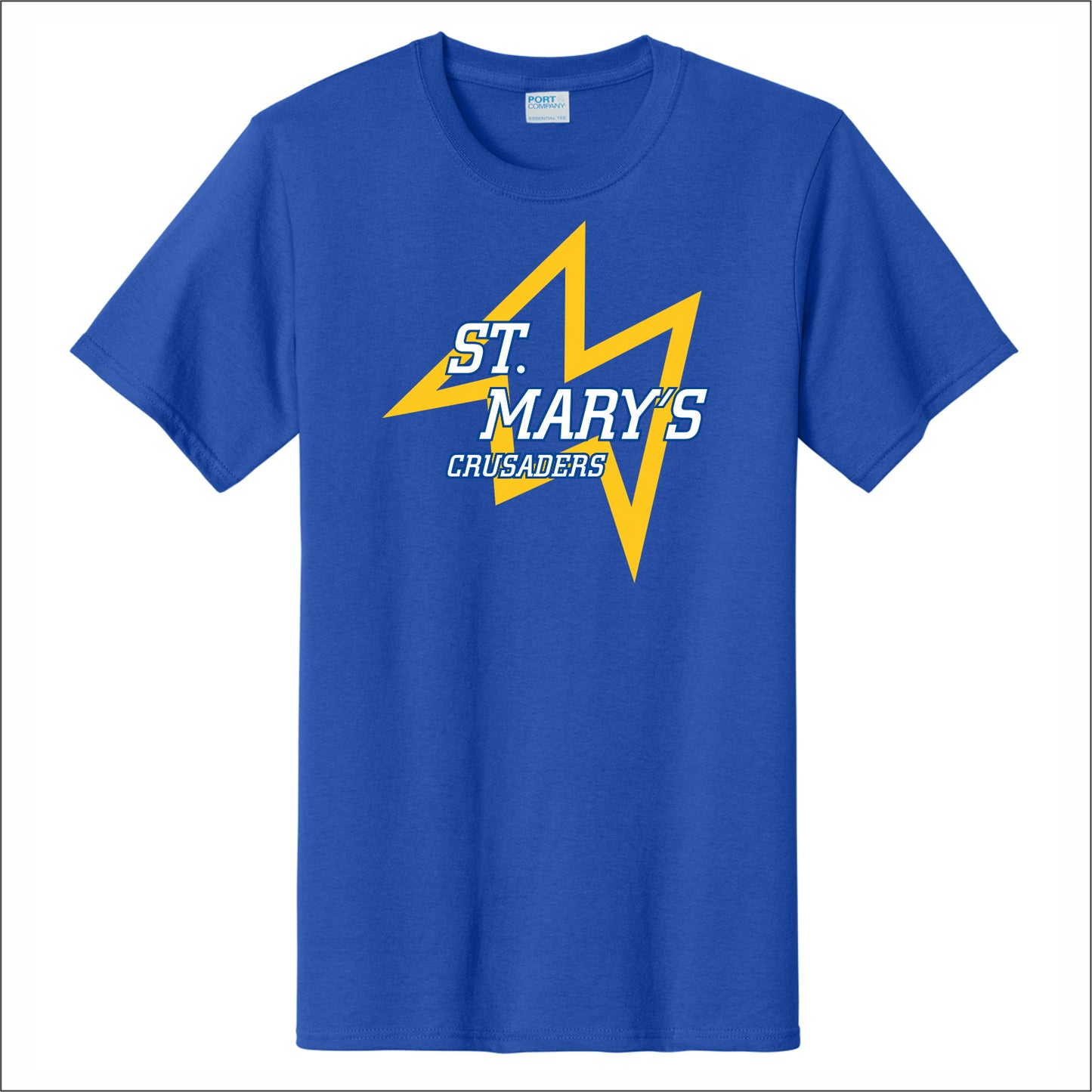 St. Mary's Spiritwear Tall Short Sleeve T-shirt - Des. A