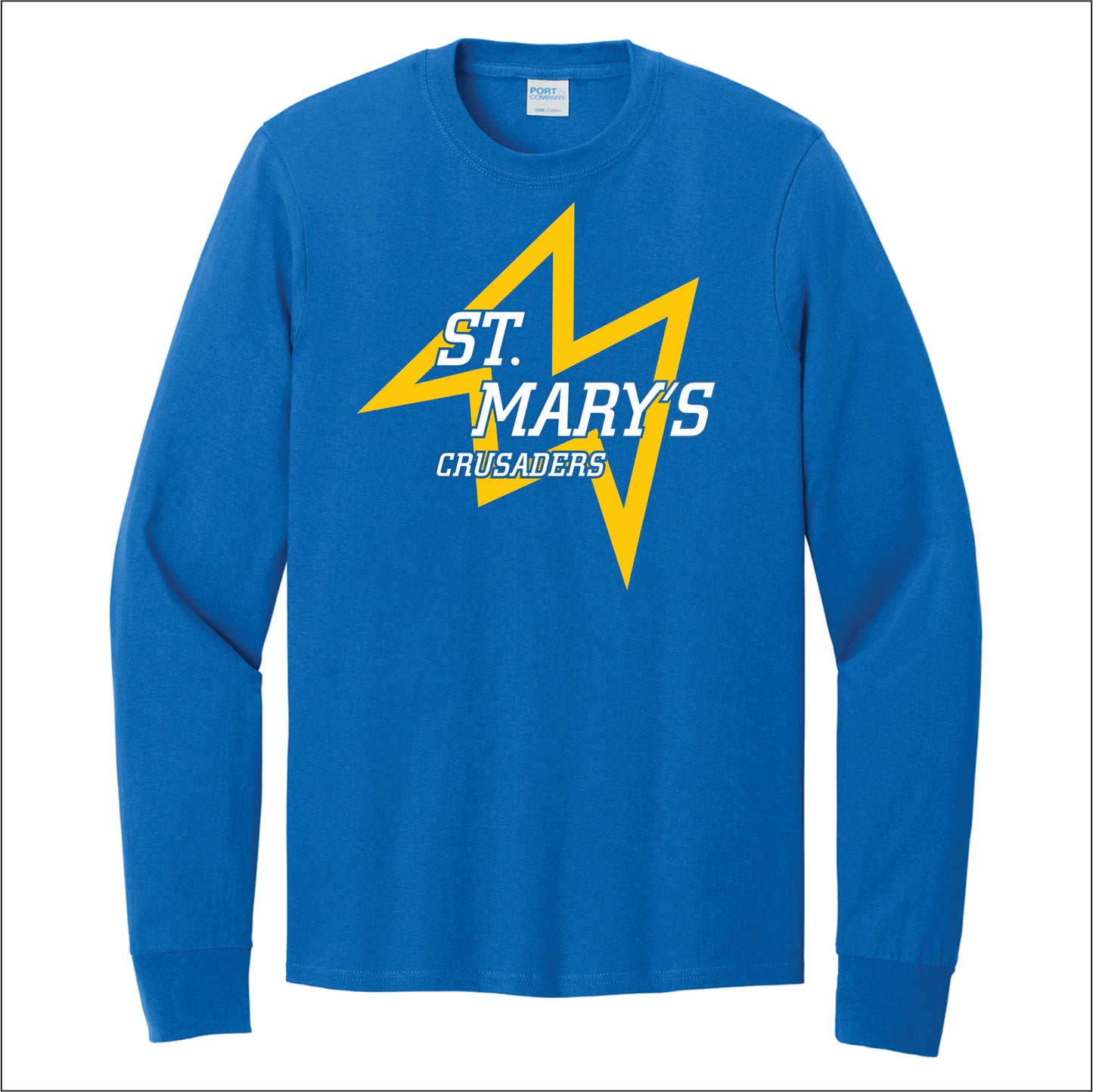St. Mary's Spiritwear Long Sleeve T-shirt - Des. A