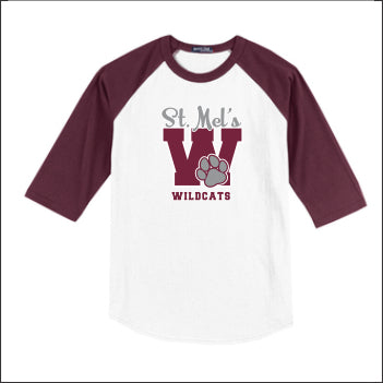 St Mel's Catholic 3/4 Sleeve Baseball T-shirt