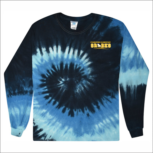 Standiford Elementary Tie-Dye Long Sleeve T-shirt - Des. A