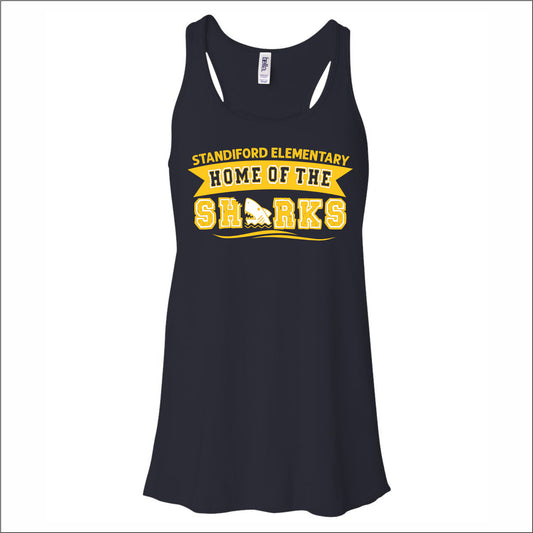 Standiford Elementary Ladies Flowy Tank Top