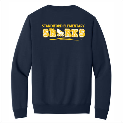 Standiford Elementary Crewneck Pouch Pocket Sweatshirt - Des. A