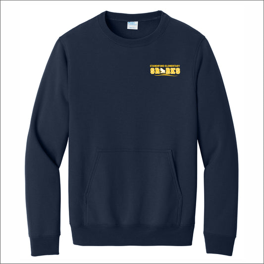 Standiford Elementary Crewneck Pouch Pocket Sweatshirt - Des. A