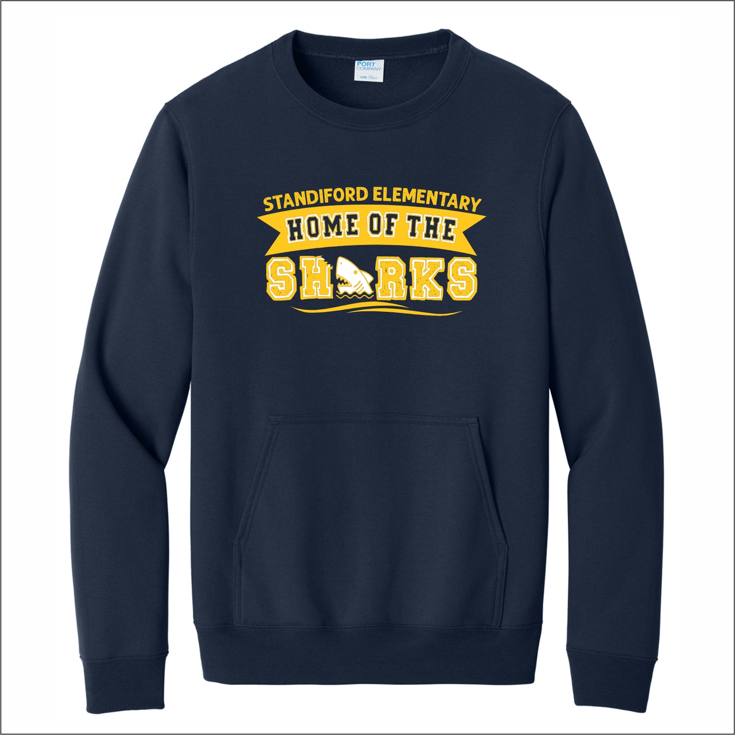 Standiford Elementary Crewneck Pouch Pocket Sweatshirt - Des. B