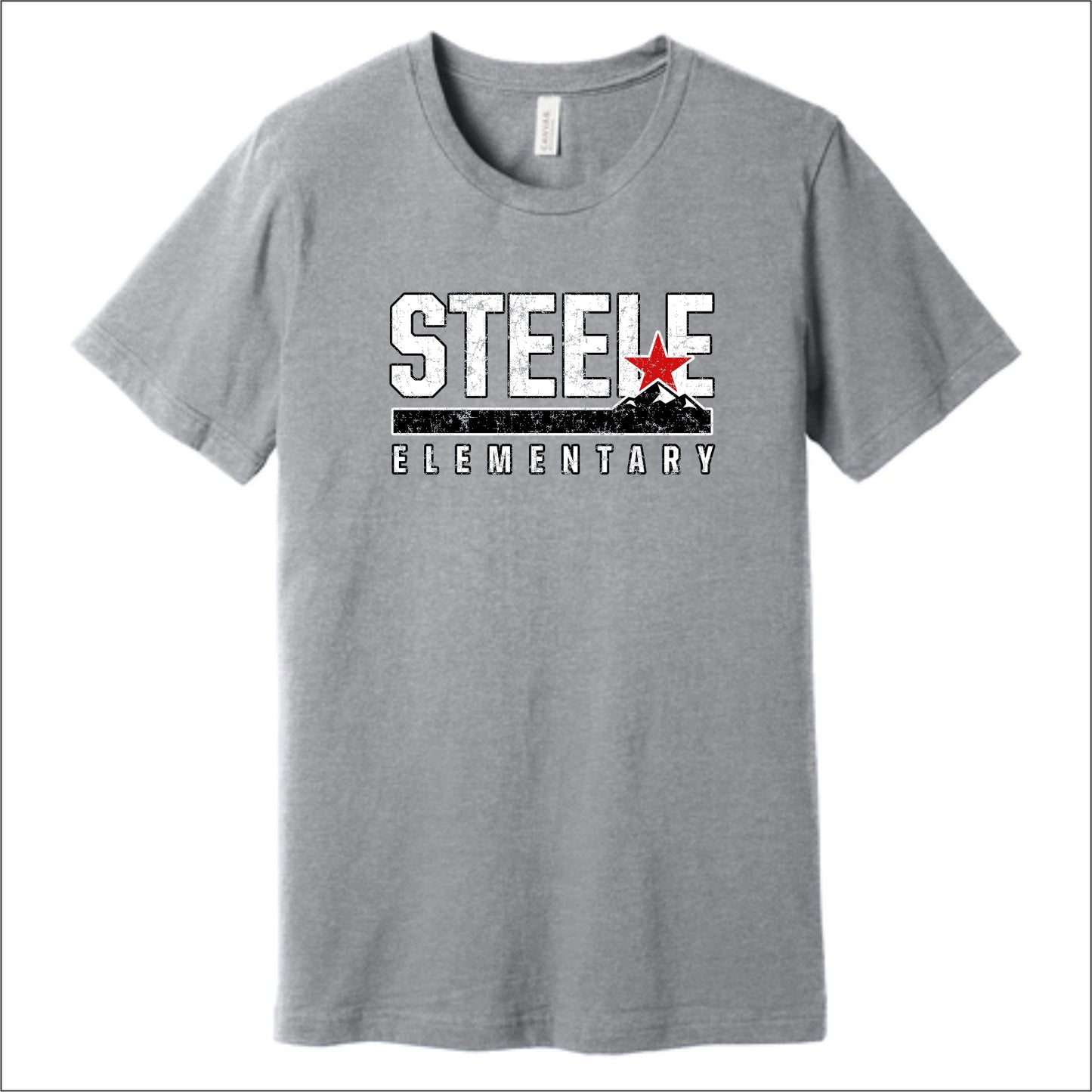 Steele Elementary Heathered Soft Jersey T-shirt